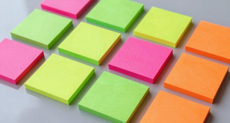 top neon sticky notes