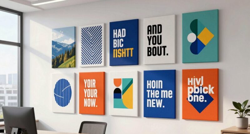 top office motivational wall art