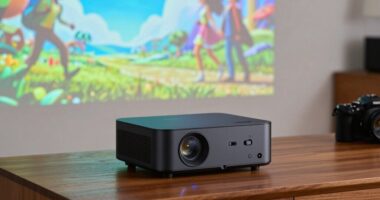 top portable short throw projectors