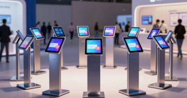 top premium event kiosk stands