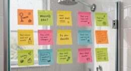 top shower waterproof notes