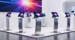 top tablet kiosk stands