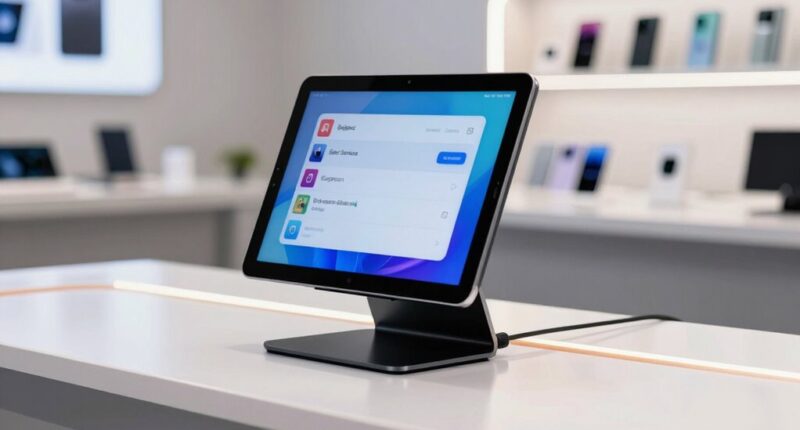top tablet kiosk stands