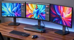 top triple display docking stations