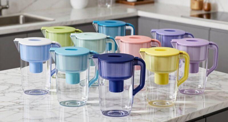 top water filter pitchers
