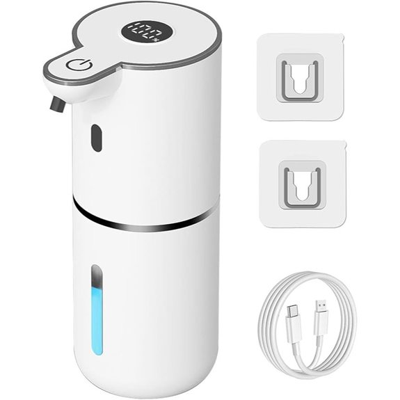 Touchless Liquid Soap Dispenser Wall Mount USB Rechargeable