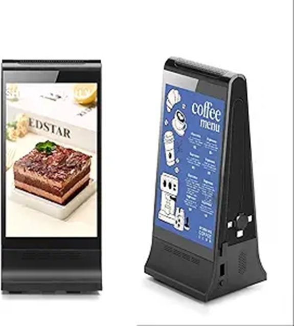 Interactive Digital Signage with Touch Screen & Battery
