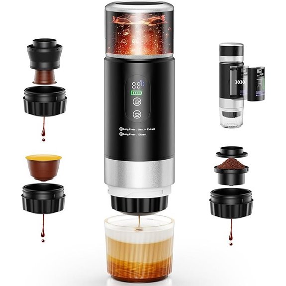 Portable Espresso Maker for Travel and Camping
