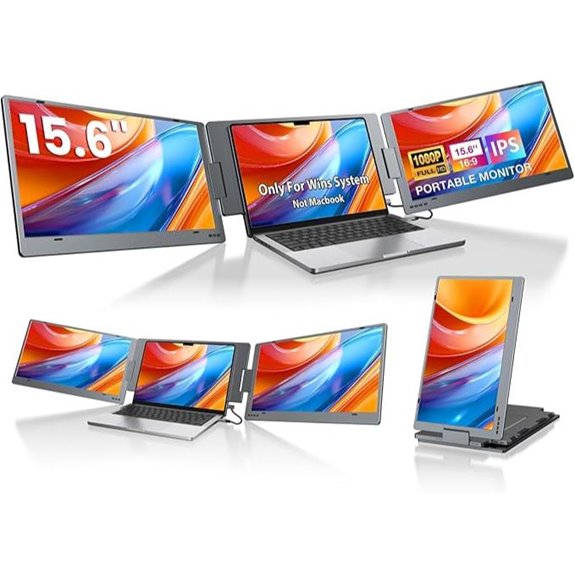 KYY Triple Laptop Screen Extender for 12-17 Laptops