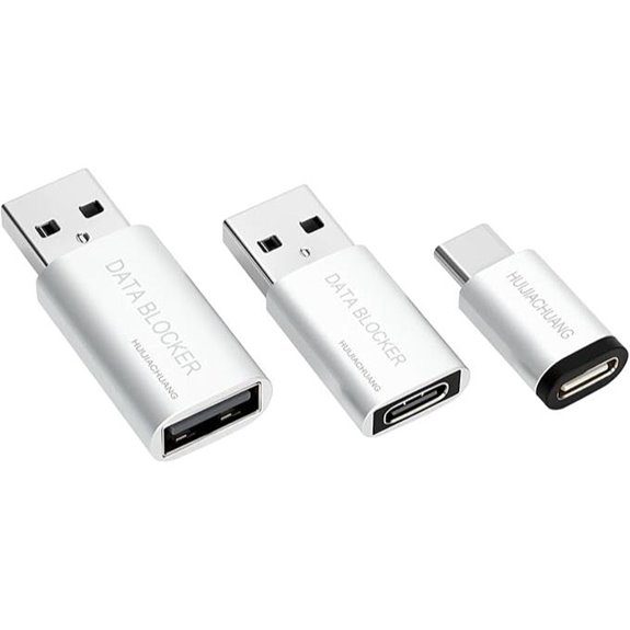 USB C & A Data Blocker 3 Pack for Safe Charging