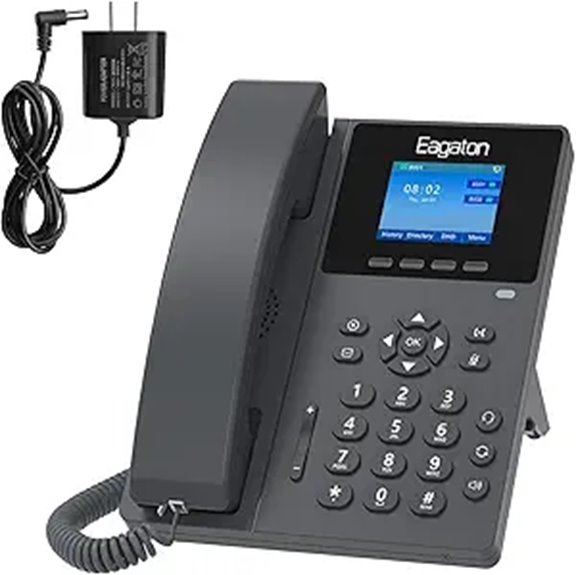 T52P Business IP Phone with 2 SIP Lines