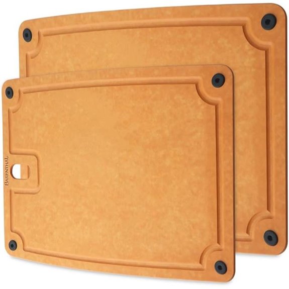 2-Piece Non-Slip Kitchen Cutting Board Set