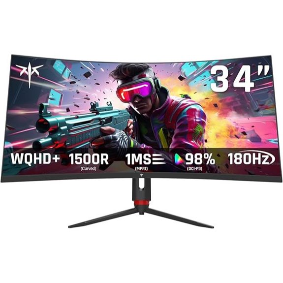 KTC 34 Ultrawide Curved Gaming Monitor 165Hz