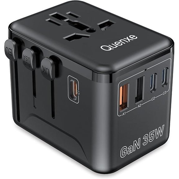 Universal Travel Adapter with Fast Charging