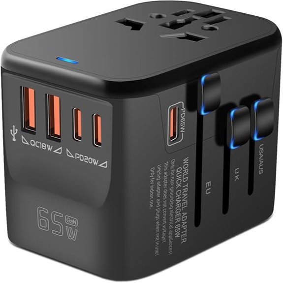 MINGTONG Universal Travel Adapter with Fast Charging