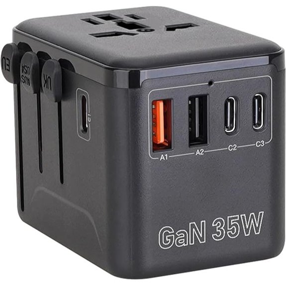 Universal Travel Adapter with USB Ports