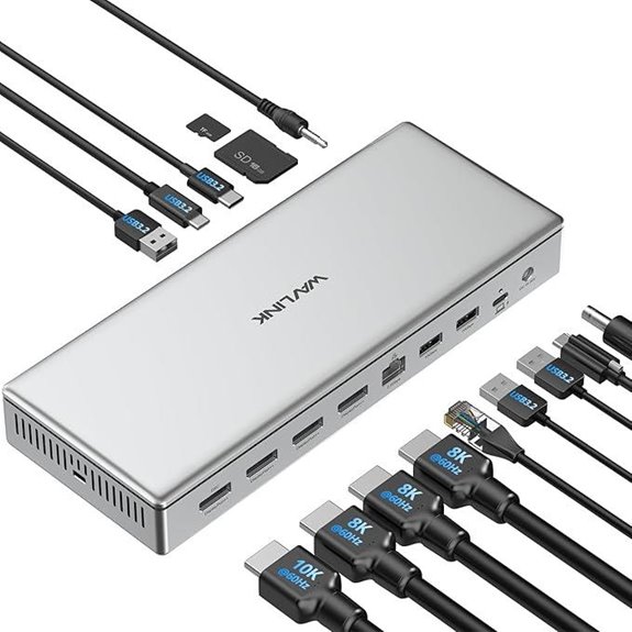 WAVLINK USB-C Docking Station with 4K/8K Display
