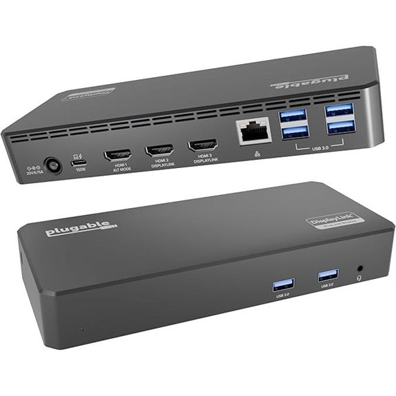 Plugable USB-C Triple Display Docking Station