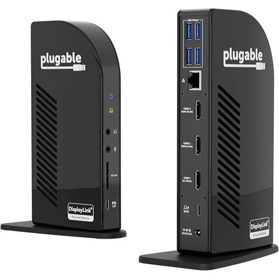 Plugable USB-C Triple Monitor Docking Station