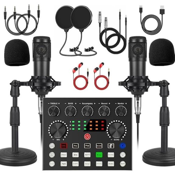V8s Voice Changer & BM-800 Microphone Podcast Bundle