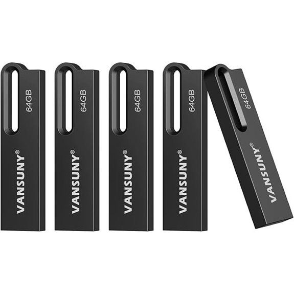 Vansuny 5 Pack USB 3.0 64GB Waterproof Flash Drives