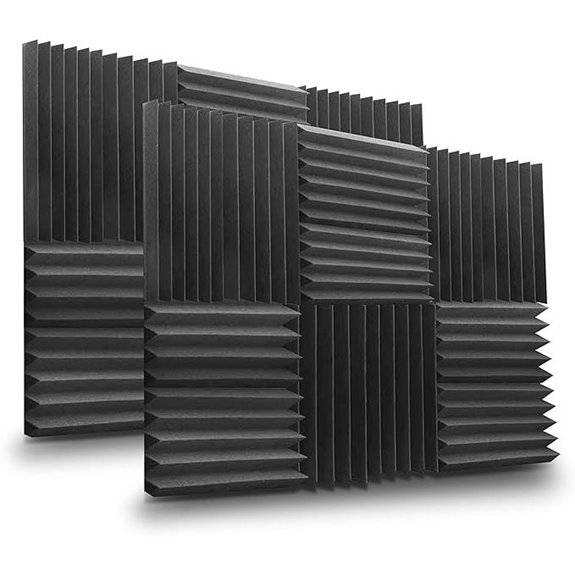 Pyle Wall Soundproofing Foam Panel Kit (12 Pieces)