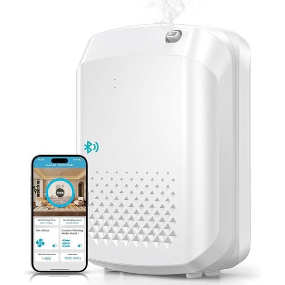 Waterless Essential Oil Diffuser with Bluetooth Control