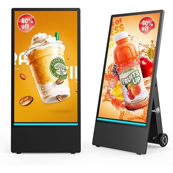 waterproof 43 inch digital kiosk