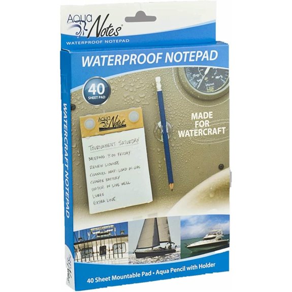 Aqua Boat Notes Waterproof Notepad (MADE IN THE USA)