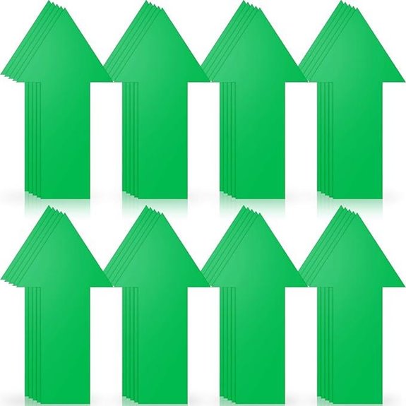 40 Pieces 8-Inch Waterproof Arrow Floor Stickers