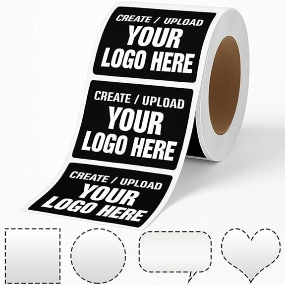 Custom Waterproof Custom Stickers with Logo and Text