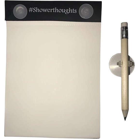 Waterproof Shower Notepad with Pencil