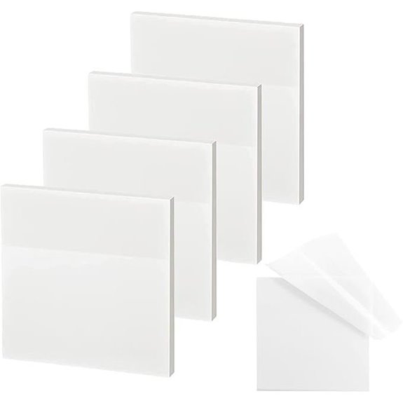 Transparent Waterproof Sticky Notes 3x3 Inches 200 Sheets