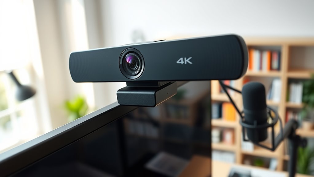 webcam features for webinars