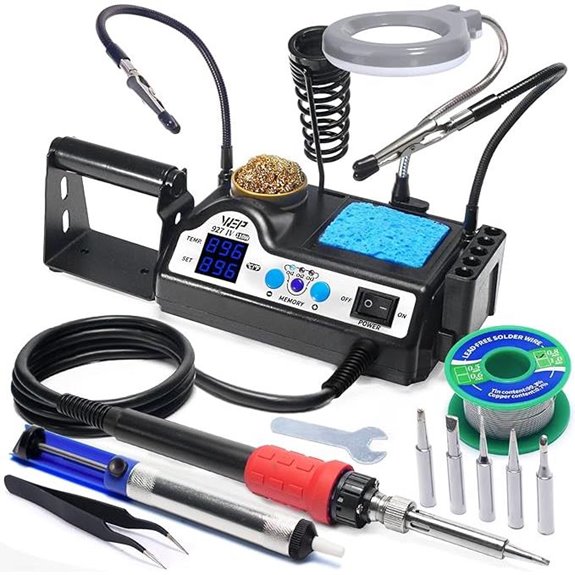 WEP 927-IV Soldering Station Kit with Accessories