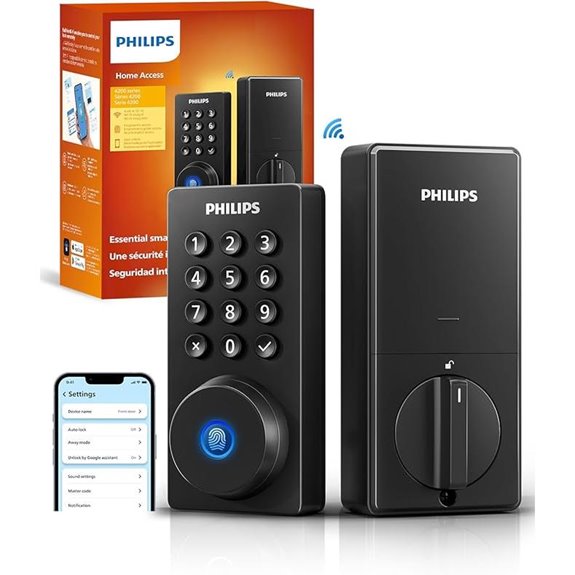 Philips Wi-Fi Smart Lock with Remote & App Unlock