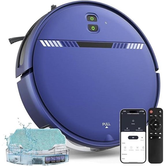 Robot Vacuum and Mop Combo with WiFi and App
