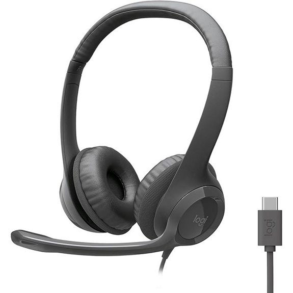 Logitech H391 Wired Headset with Noise Canceling Mic