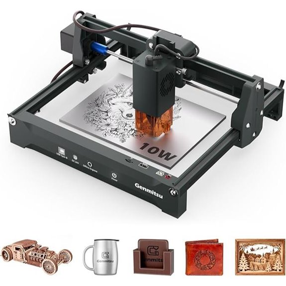 Genmitsu 10W Laser Engraver with Wireless App Support