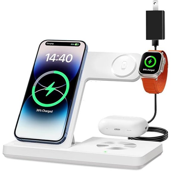 3-in-1 Wireless Charging Station for Apple Devices