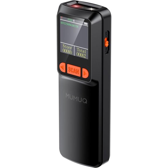 Wireless 3-in-1 Barcode Scanner with LCD Screen