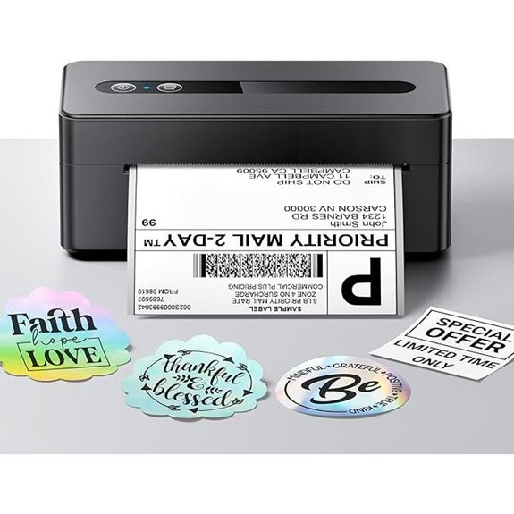 Wireless Bluetooth Thermal Label Printer for Shipping