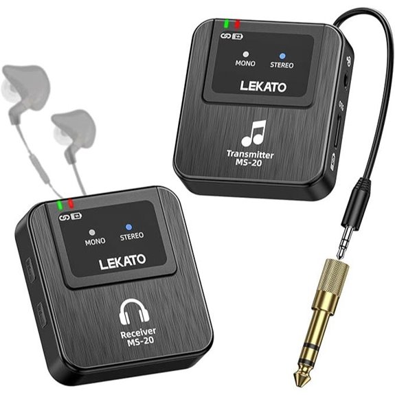 LEKATO Wireless In-Ear Monitor System with Beltpack