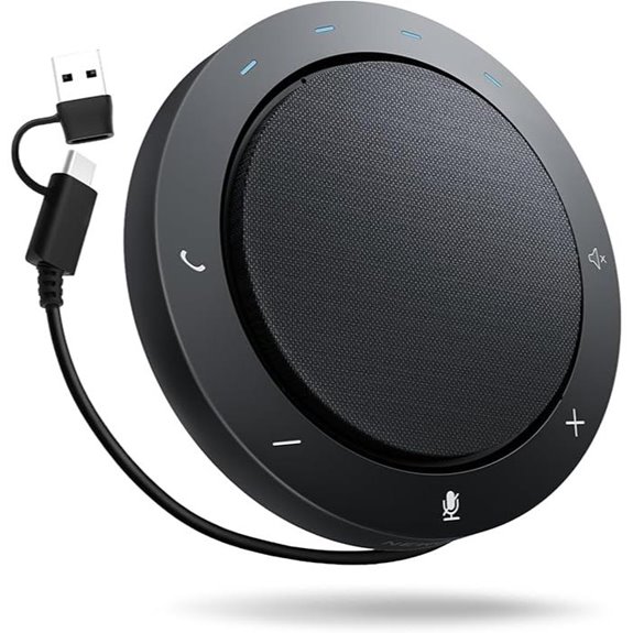 Bluetooth Conference Speakerphone with Noise Reduction