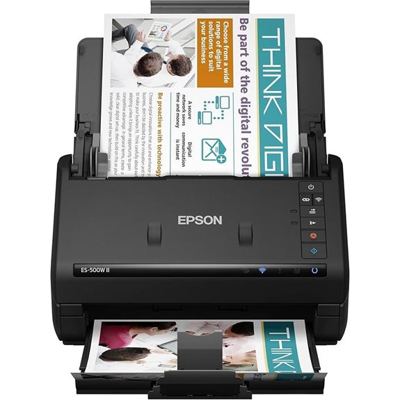 Epson Workforce ES-500W II Wireless Document Scanner