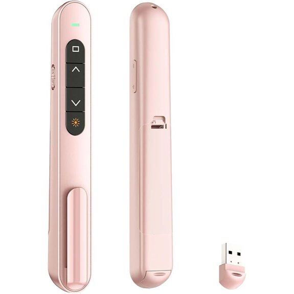 RF Wireless Presenter Remote with Volume Control