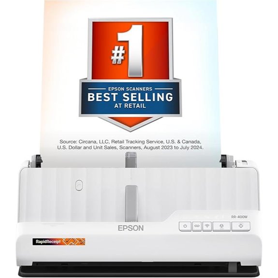 Epson RR-400W Wireless Dual-Sided Receipt Scanner