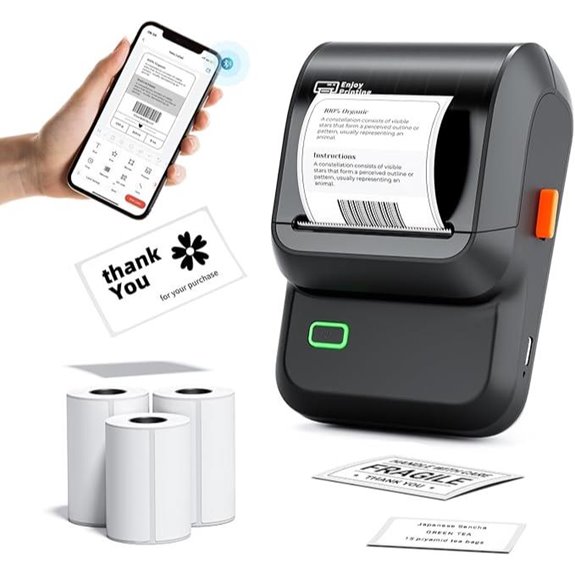 Bluetooth Label Maker with 3 Tapes and Templates
