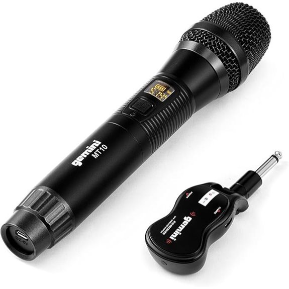Gemini Wireless UHF Microphone System with Receiver