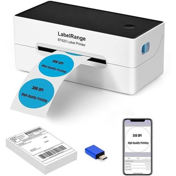 Ecommerce Thermal Shipping Label Printer (Bluetooth & USB)